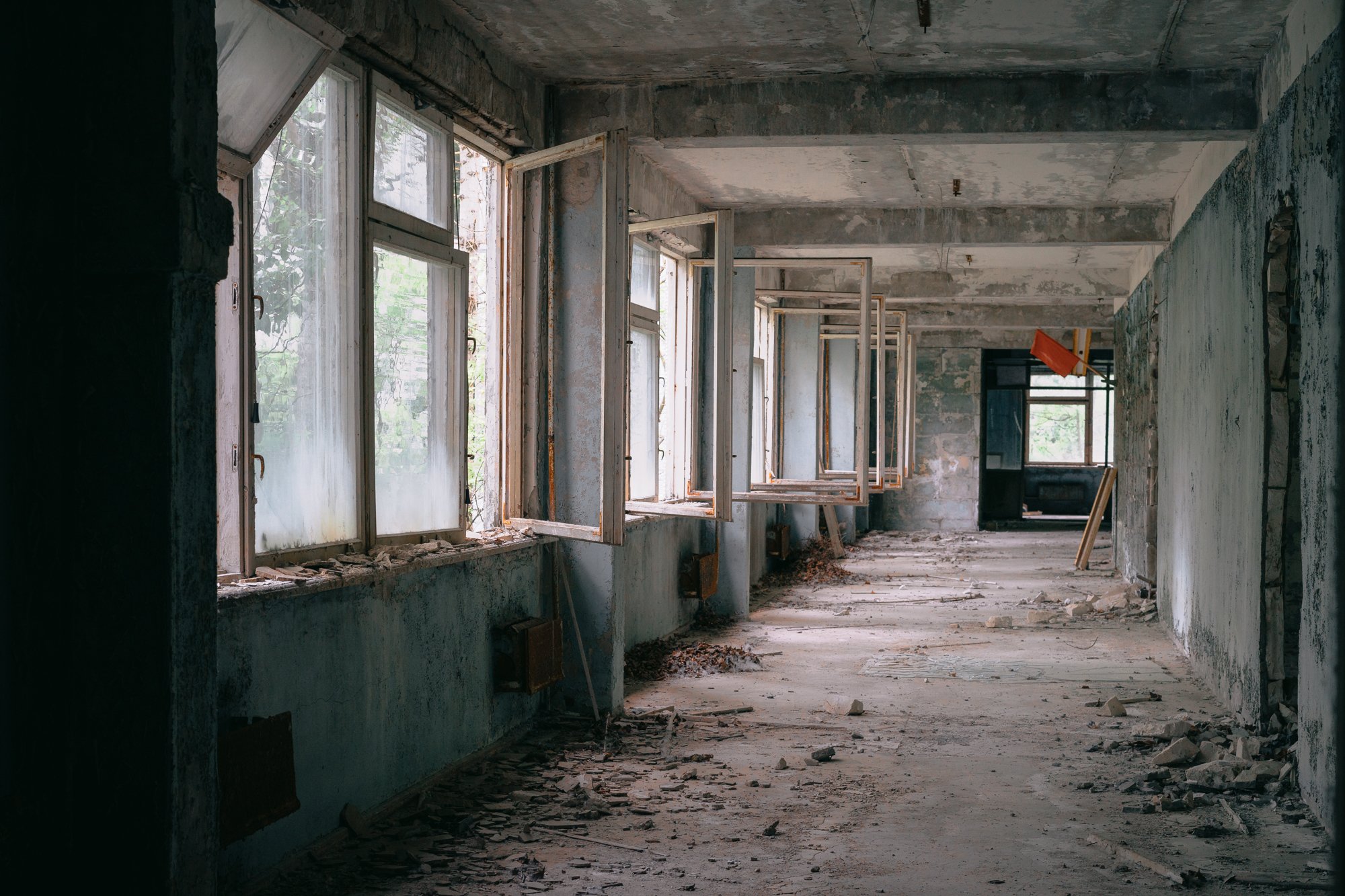Chernobyl's Abandoned Hallway